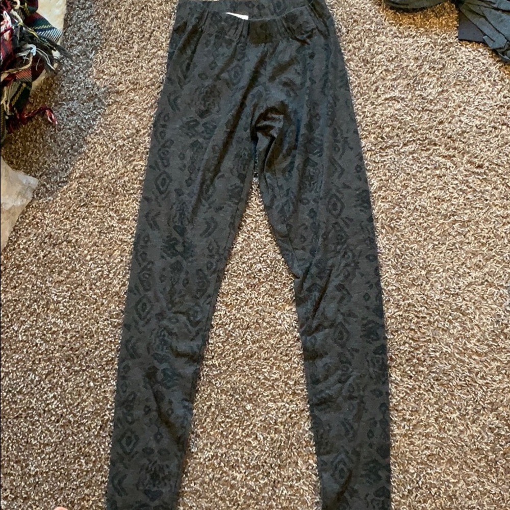 Aztec Grey Leggings
